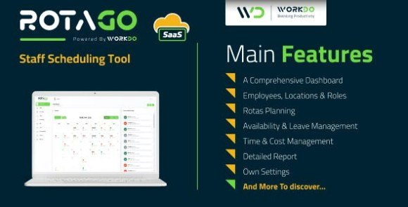 RotaGo SaaS Staff Scheduling Tool PHP Script