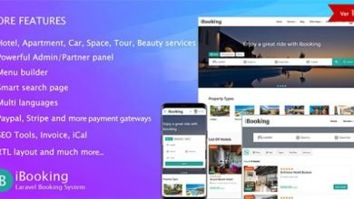iBooking Laravel Booking System Script