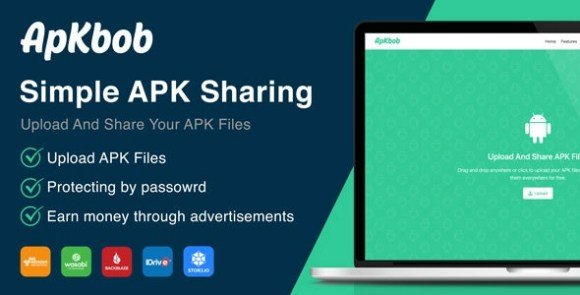 Apkbob Simple APK Sharing Platform PHP Script