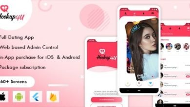 Hookup4u Complete Flutter Based Dating App with Admin
