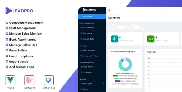 LeadPro Lead Management CRM Script