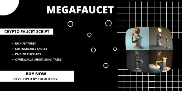 MegaFaucet Crypto Faucet Script