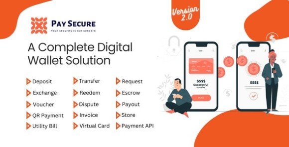 Pay Secure A Complete Digital Wallet Solution Nulled Script