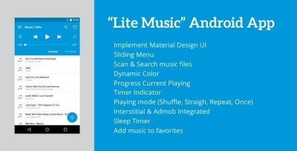 Lite Music Android Music Player Source