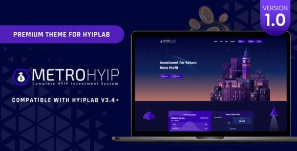 METROHYIP Premium Theme for HYIPLab