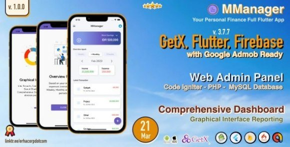 MManager Personal Finance Full Flutter App Source