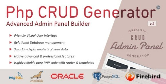 PHP CRUD Generator PHP Script