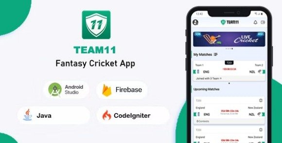 Team11 Fantasy Cricket App Source