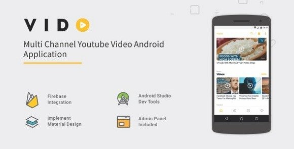 Vido Android YouTube Multi Channel App Source