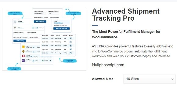Advanced Shipment Tracking Pro WooCommerce Plugin Nulled