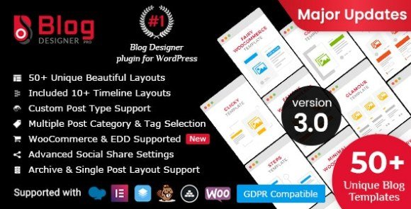 Blog Designer PRO WordPress Plugin