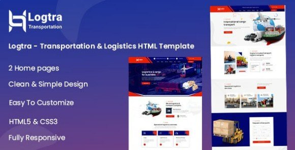 Logtra Transportation and Logistics HTML Template