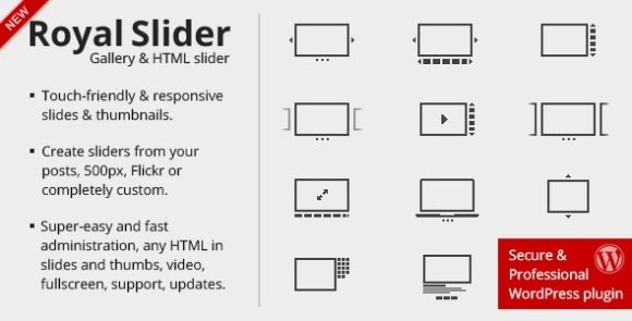 RoyalSlider Touch Content Slider WordPress Plugin