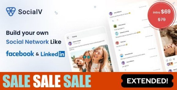 SocialV Social Network Flutter App with BuddyPress WordPress Backend Source
