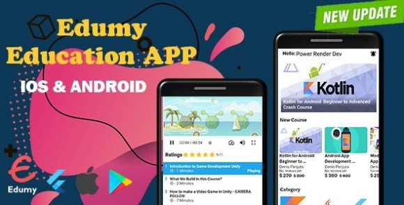 Edumy Education App Quiz Badge with Admin Panel Source