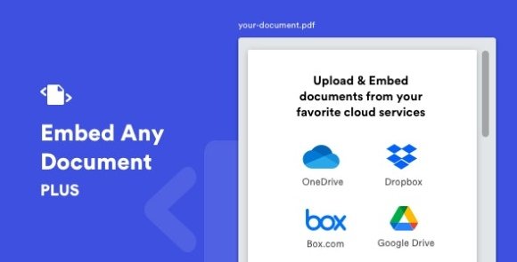 Embed Any Document Plus WordPress Plugin