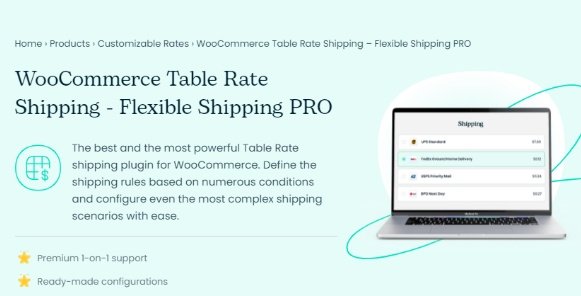Flexible Shipping Pro WooCommerce Table Rate Shipping Plugin