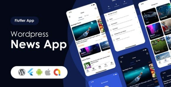 Lucodeia News Flutter WordPress News App Source