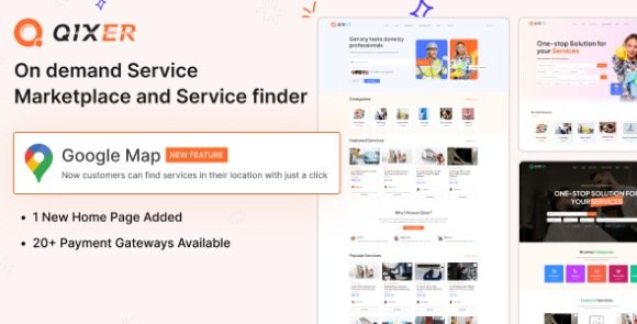 Qixer Multi-Vendor On demand Service Marketplace and Service Finder Nulled Script
