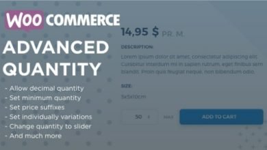 WooCommerce Advanced Quantity WordPress Plugin