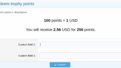 XenForo Point Redeem Addon
