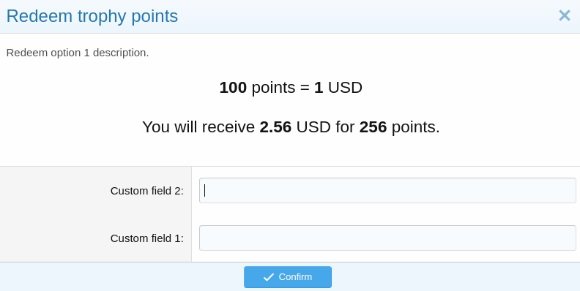 XenForo Point Redeem Addon