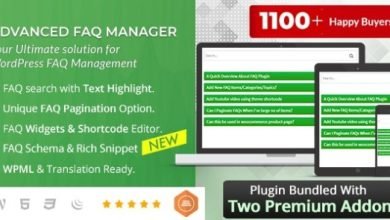 BWL Advanced FAQ Manager WordPress Plugin