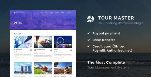 Tour Master Tour Booking Travel Hotel Plugin
