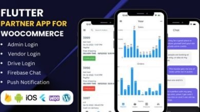Flutter App for WooCommerce Admin Vendors and Delivery Boys App Source