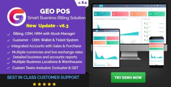 Geo POS Point of Sale Billing and Stock Manager Application Nulled Script