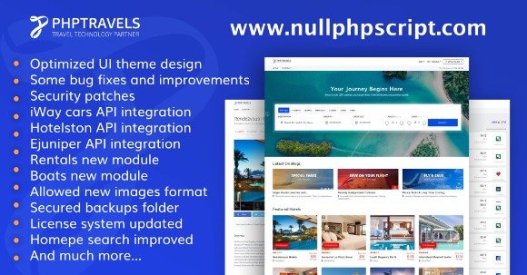 PHPTRAVELS Complete Booking Web Application Nulled