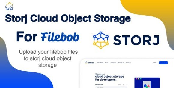 Storj Cloud Object Storage Add-on for Filebob Module