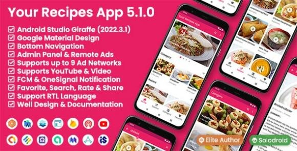 Your Recipes App Source Code Nulled