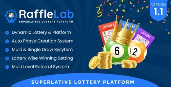 RaffleLab Superlative Lottery Platform Nulled Script