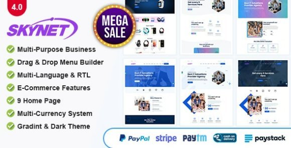 Skynet Multipurpose Business CMS Nulled Script