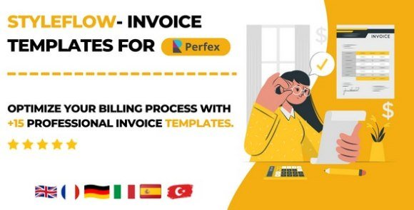 StyleFlow Invoice Templates for Perfex CRM Addon