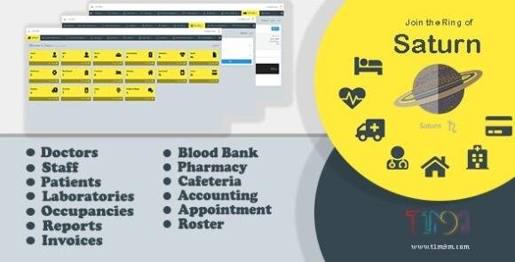 Saturn Hospital Management System Script