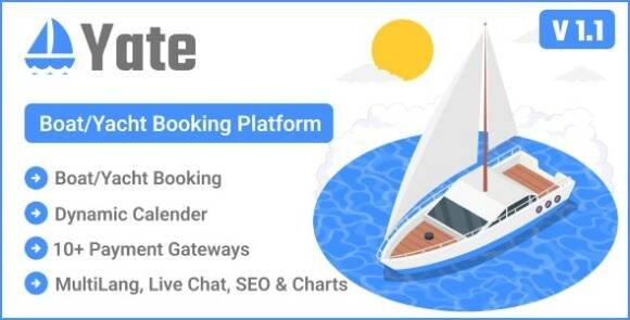 Yate Boat Yacht Booking Platform Script