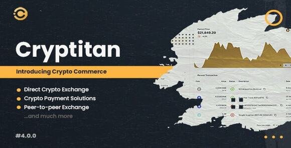 Cryptitan Multi-featured Crypto Software and Digital Marketplace Script