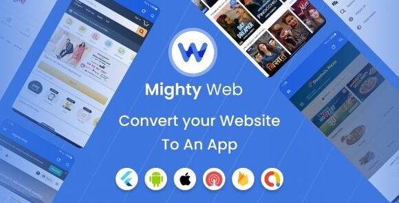MightyWeb Webview Web to App Convertor Flutter Admin Panel