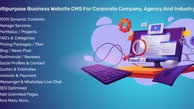 Multipurpose Business Website CMS For Corporate Company Agency