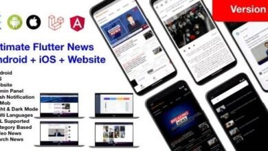News Full App Flutter App Android iOS Website Source