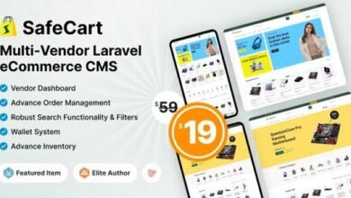 Safecart Multi-Vendor Laravel eCommerce Platform Script