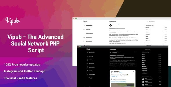 Vipub The Advanced Social Network PHP Script
