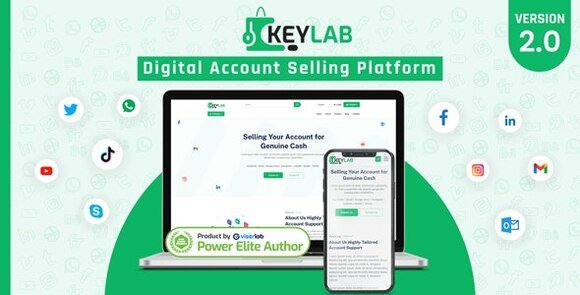 KeyLab Digital Account Selling Platform Nulled