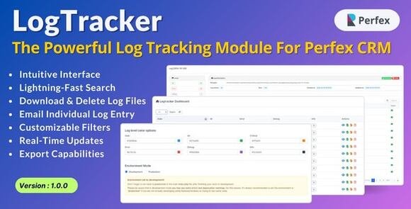 LogTracker The Powerful Log Tracking Module for Perfex CRM