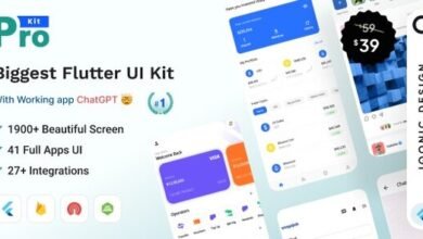 ProKit Flutter Best Selling Flutter UI Kit