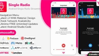 Android Radio Single Radio Streaming App Source