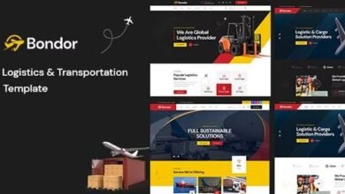 Bondor Logistics and Transportation HTML Template