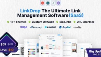 Linkdrop SaaS Link Management Tool Nulled
